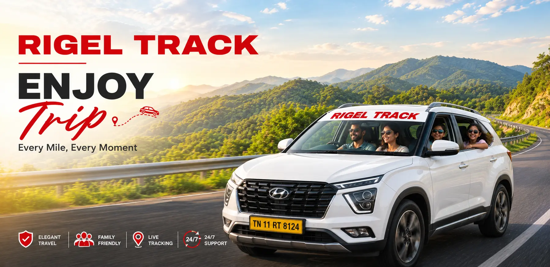 Rigel track call taxi